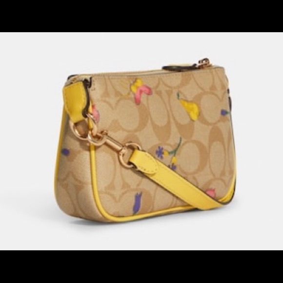 COPY - Coach Signature Canvas Springtime Veggie Print Handbag - Picture 2 of 6